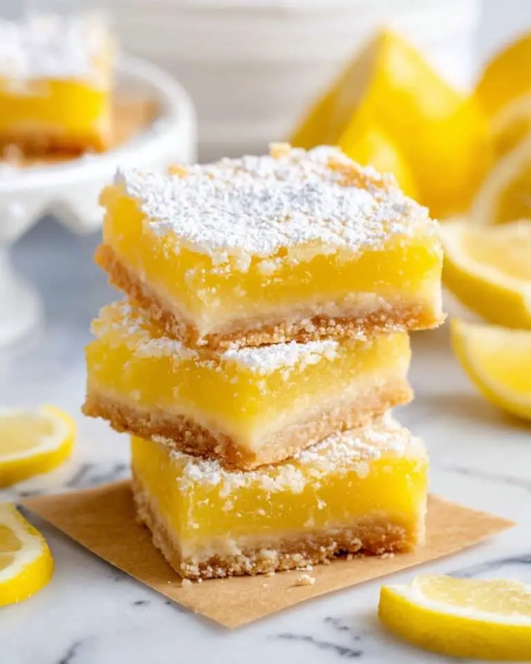 Lemon Bars with Shortbread Crust Recipe