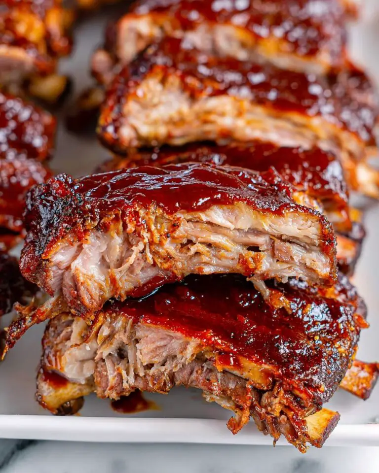 Smoked Baby Back Ribs with Honey BBQ Glaze Recipe