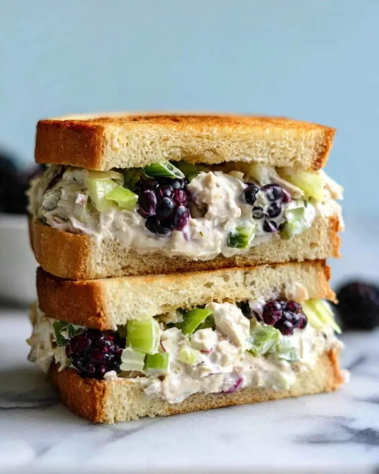 Low Carb Blackberry Cottage Cheese Chicken Salad Recipe