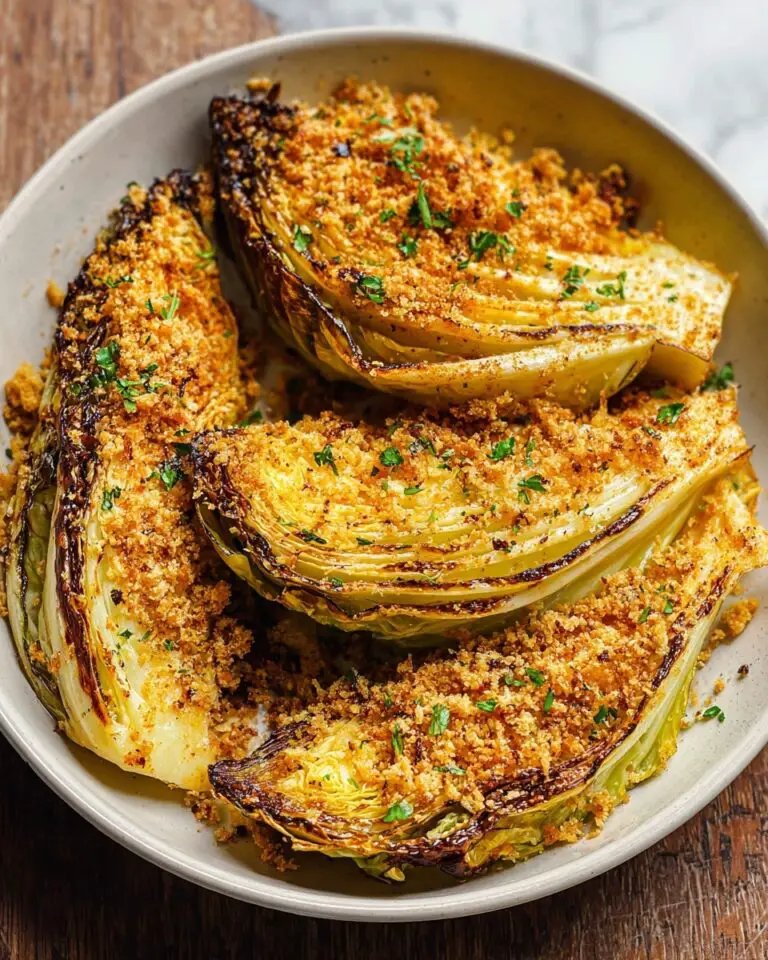 Miso Butter Roasted Cabbage Wedges Recipe