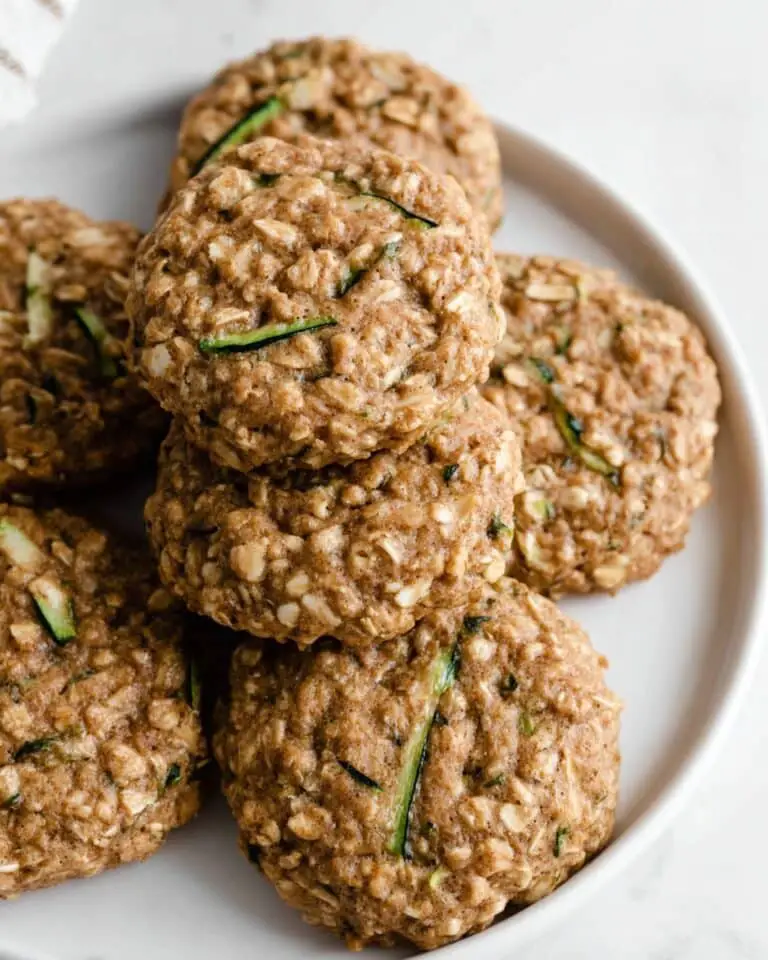 Healthy Zucchini Oatmeal Cookies Recipe