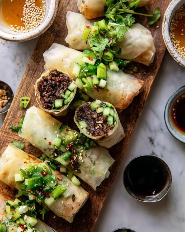 20 Minute Thai Basil Beef Rolls Recipe