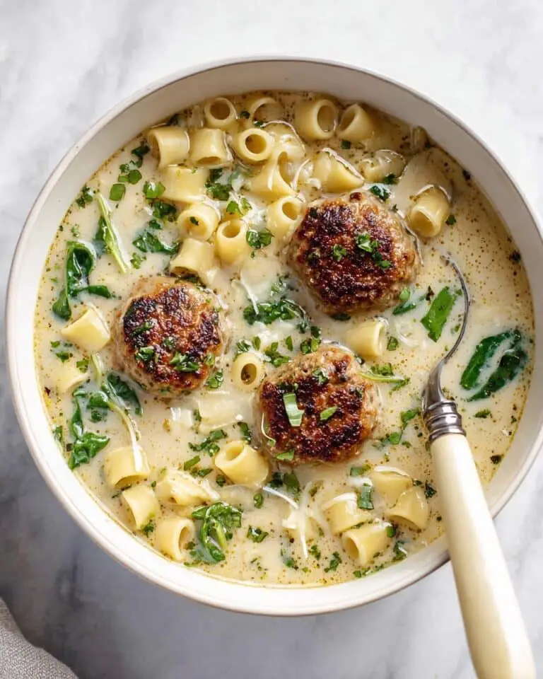 Chicken Meatball Noodle Soup Recipe