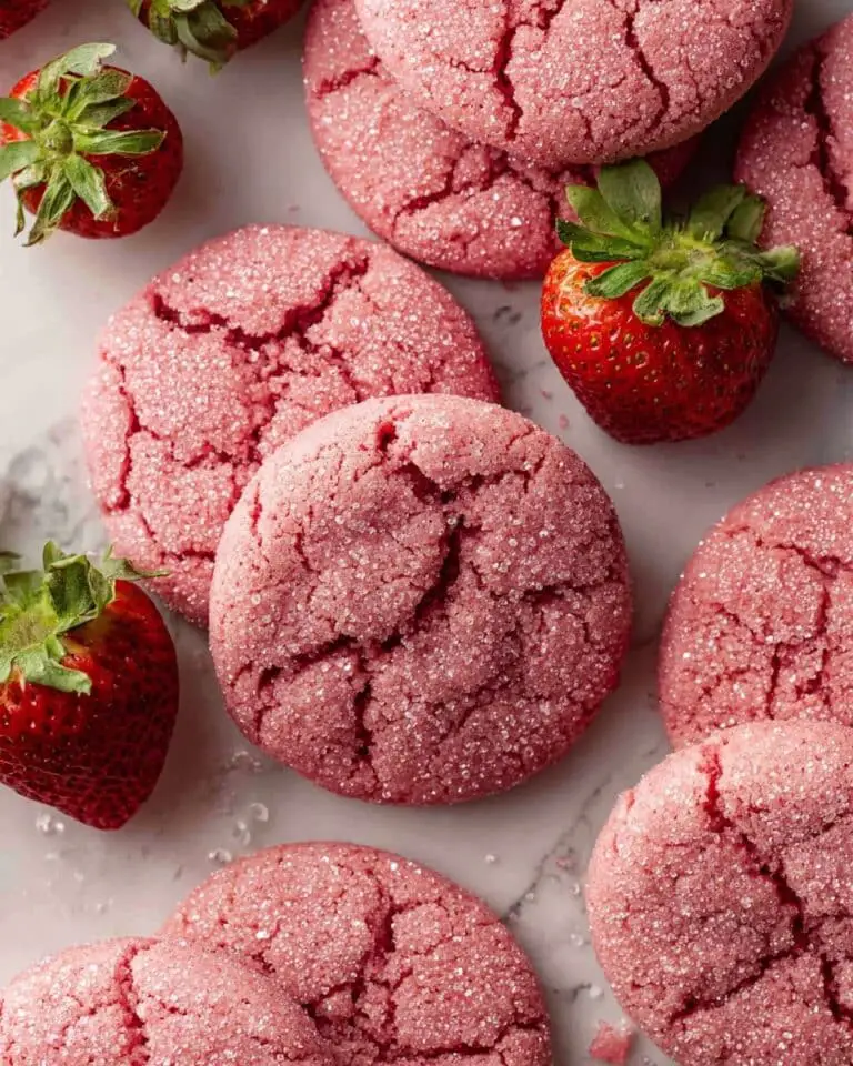Vegan Strawberry Sugar Cookies Recipe
