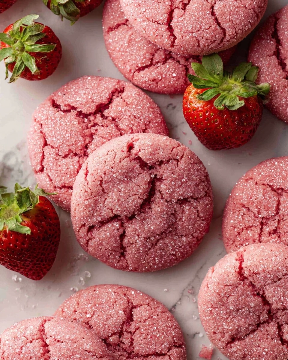 Vegan Strawberry Sugar Cookies Recipe