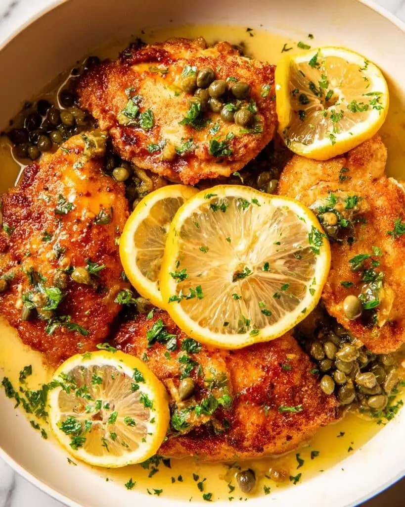 Lemon Chicken Piccata with Pasta Recipe