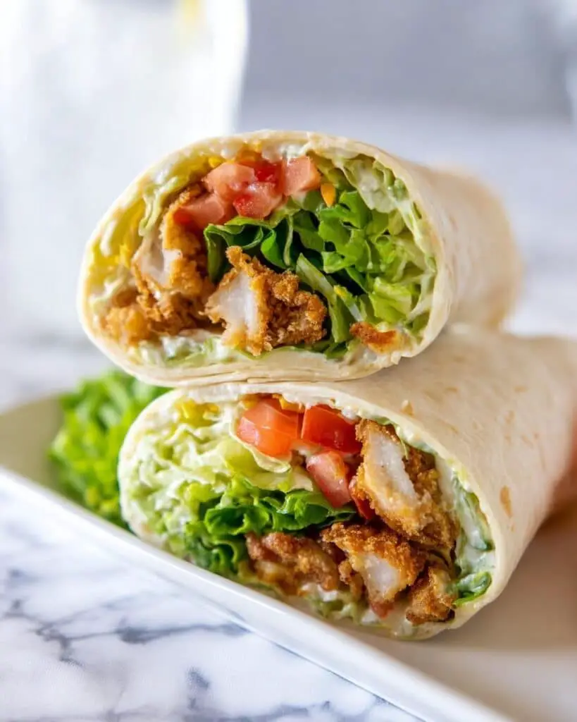 Chicken Caesar Salad Wraps Recipe