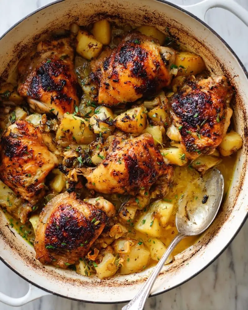 Lemon Herb Chicken & Potatoes Recipe
