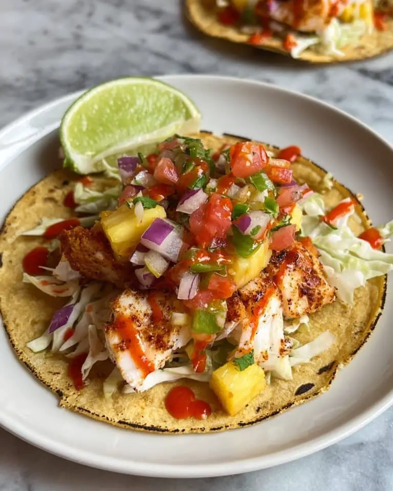 Salmon Tacos with Pineapple Salsa Recipe