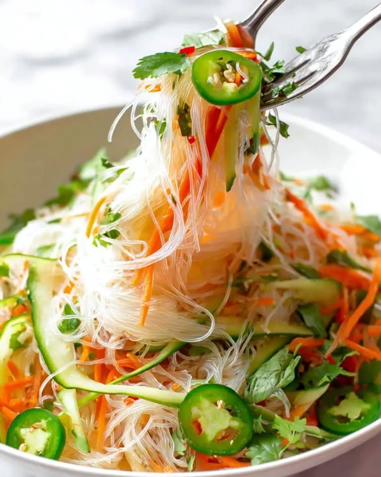 Vietnamese Noodle Salad with Tangy Dressing Recipe