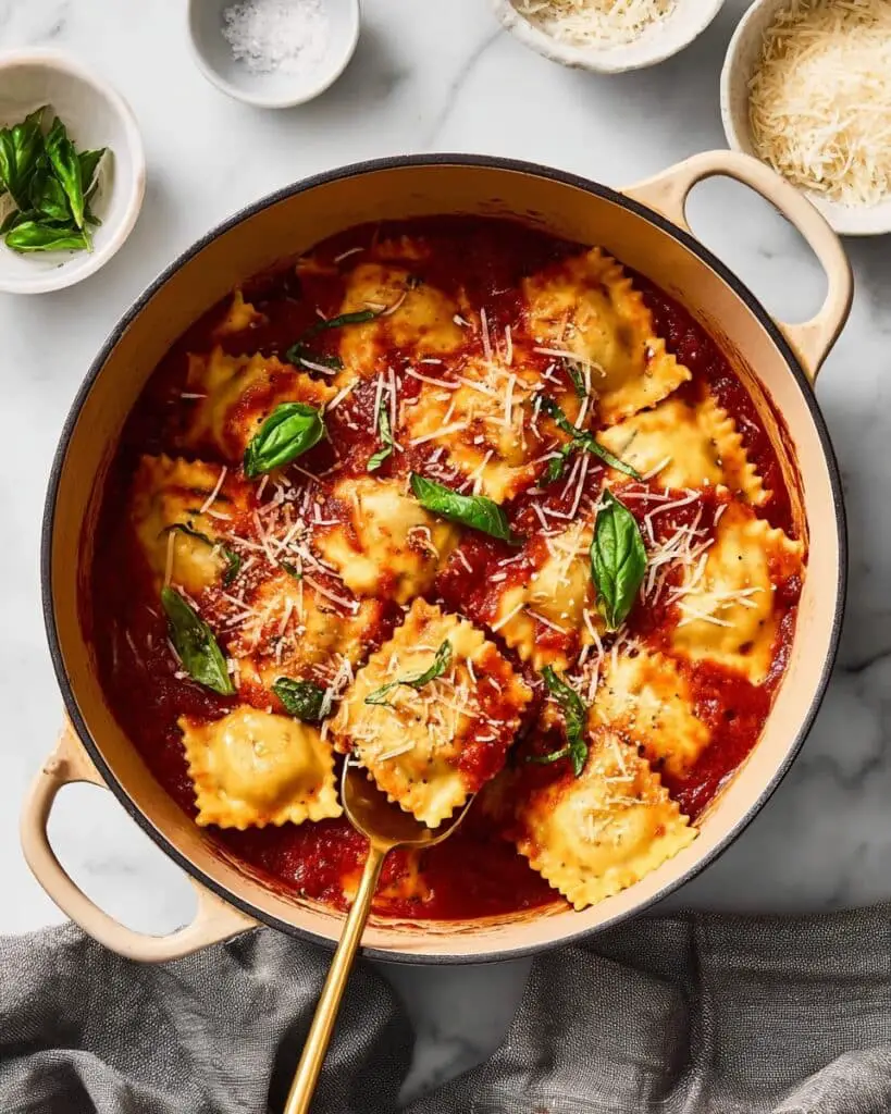 Homemade Cheese Ravioli Recipe