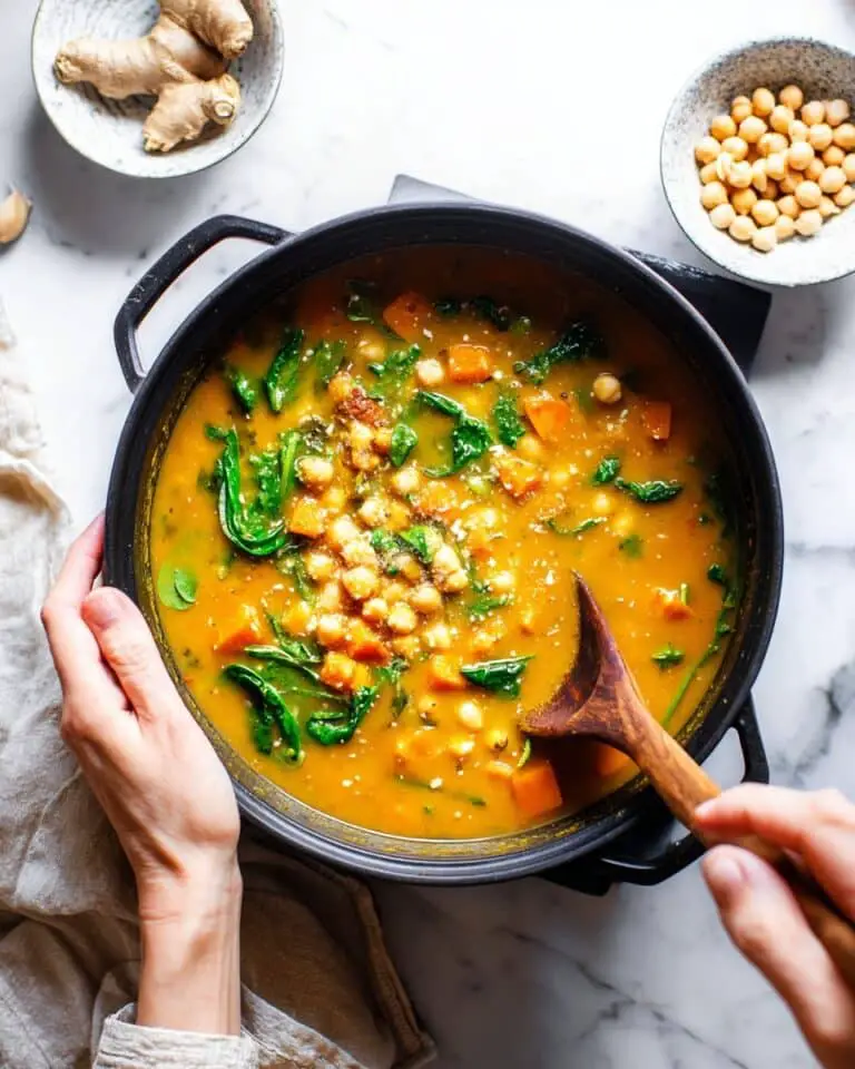 African Peanut Stew with Chickpeas Recipe