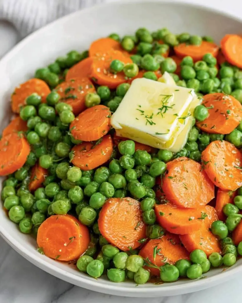 Buttered Dill Peas and Carrots Recipe