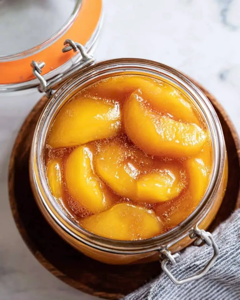 Homemade Peach Pie Filling Recipe