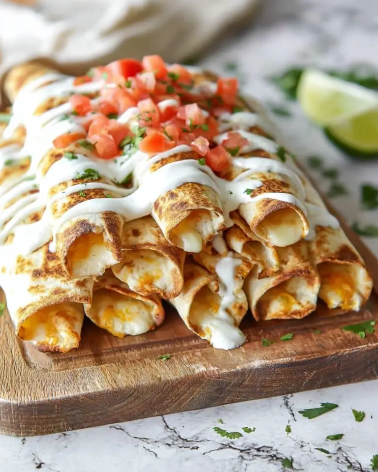 Baked Chicken Taquitos Recipe