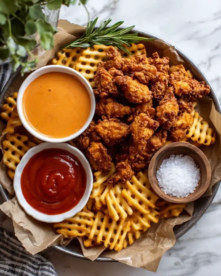 Homemade Chick-fil-A Nuggets with Honey BBQ Dipping Sauce Recipe