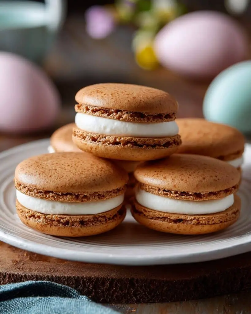 Pumpkin Cheesecake Macarons Recipe