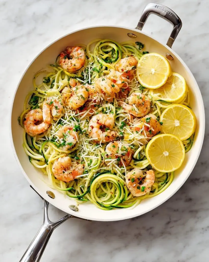 Shrimp Scampi with Zoodles Recipe