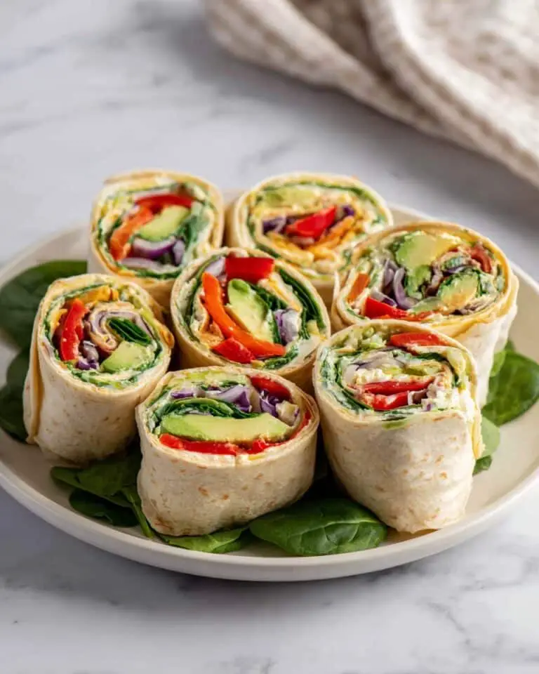 Veggie Wrap with Hummus Recipe