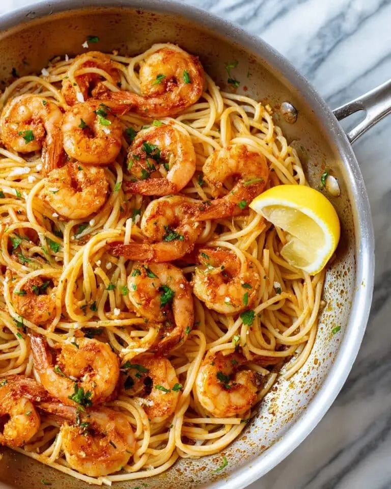 Garlicky Calabrian Chili Pasta with Shrimp Recipe