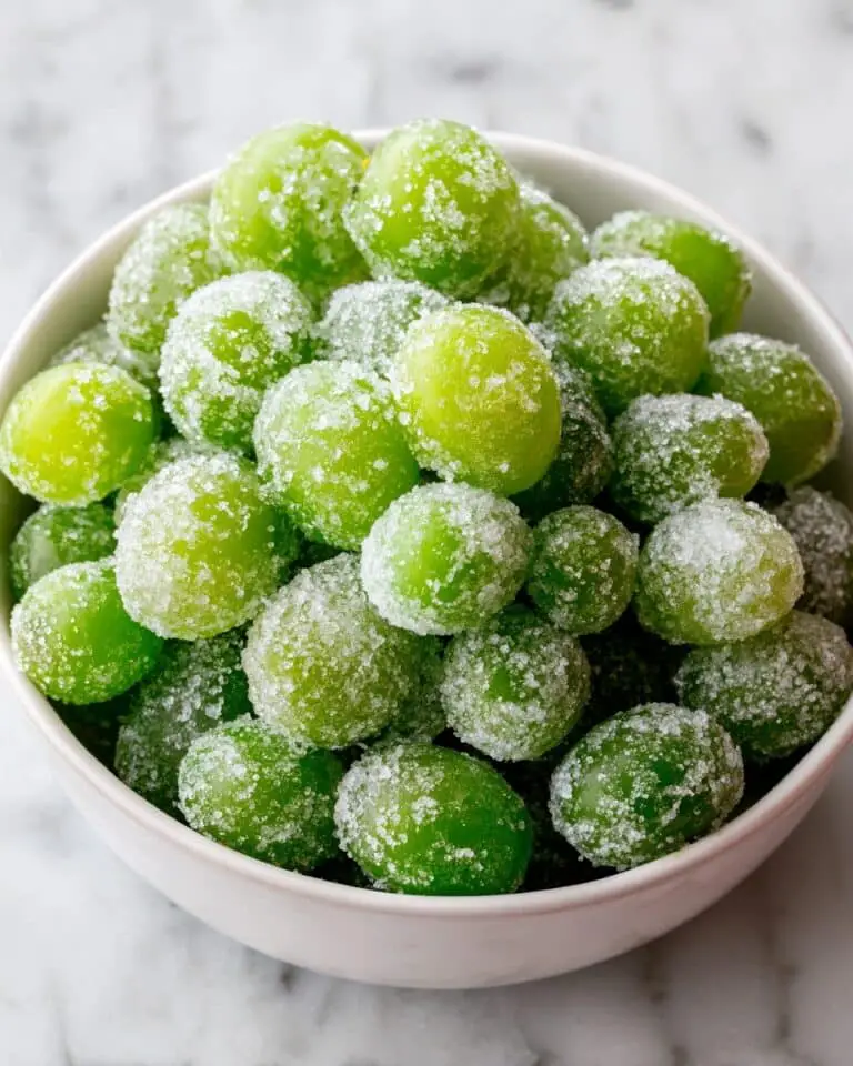 3-Ingredient Frozen Candied Grapes Recipe