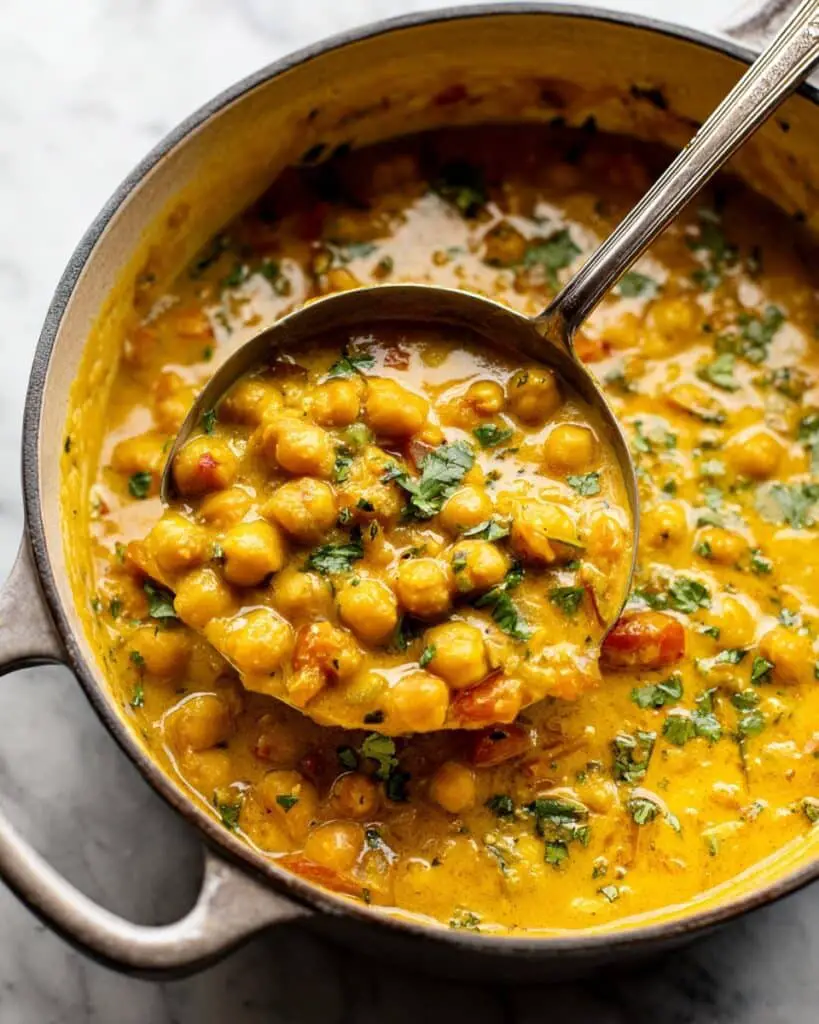 Creamy Coconut Chickpea Curry Recipe