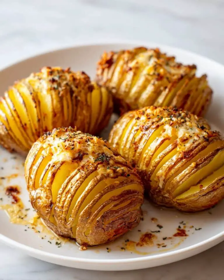 Hasselback Potatoes with Cheese Recipe