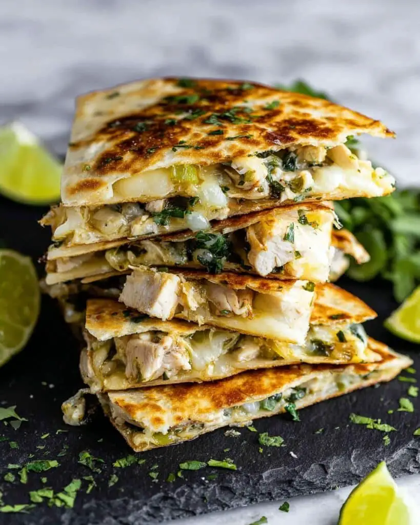 Cilantro-Lime Chicken Quesadillas Recipe