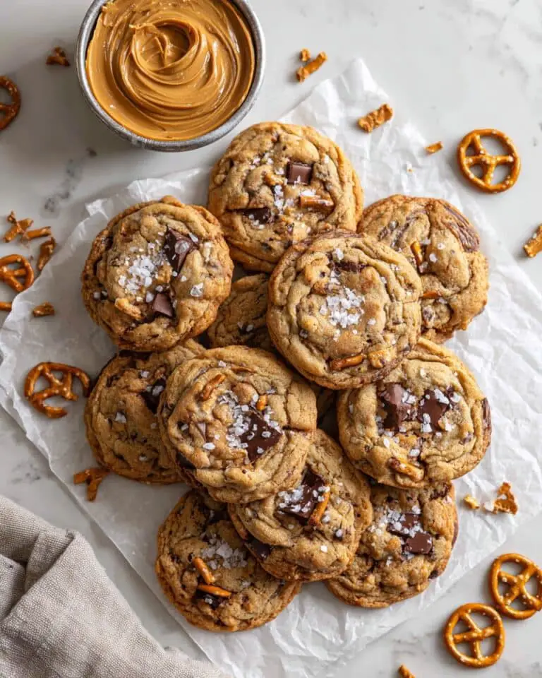 Peanut Butter Pretzel Cookies Recipe