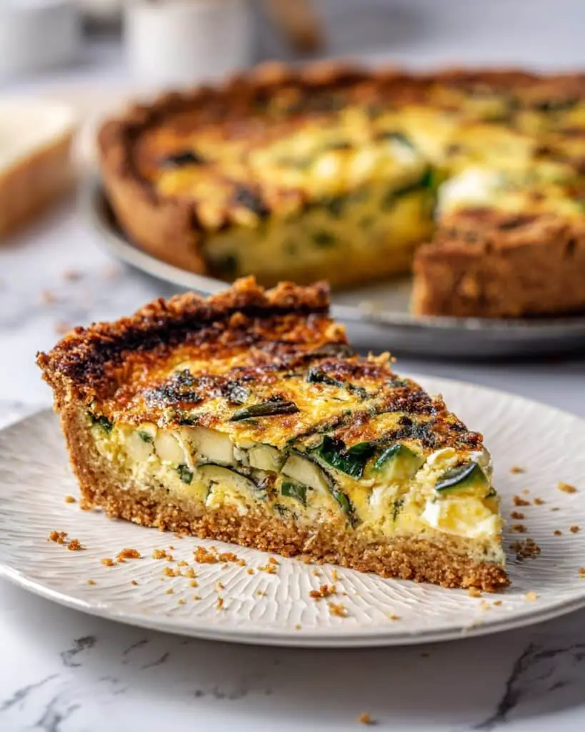 Asparagus Quiche with Quick and Easy Whole-Wheat Crust Recipe