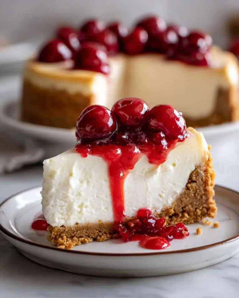 No Bake Cherry Cheesecake Recipe