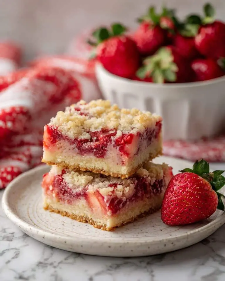 Strawberry Pie Bars Recipe