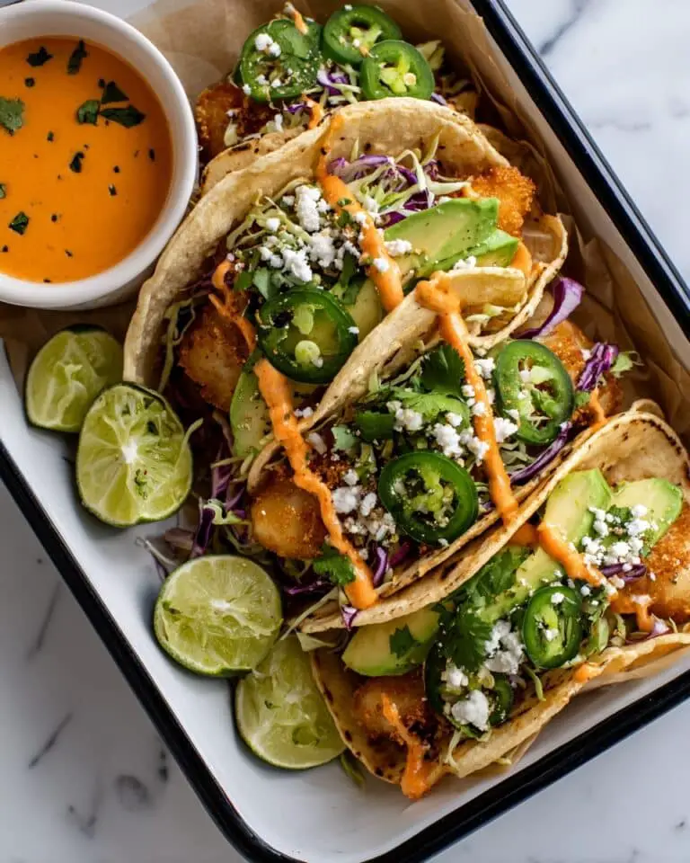 Crispy Baked Fish Tacos Recipe
