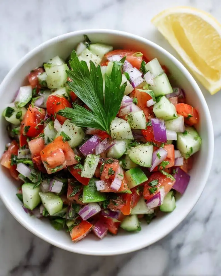 Middle Eastern Shirazi Salad Recipe