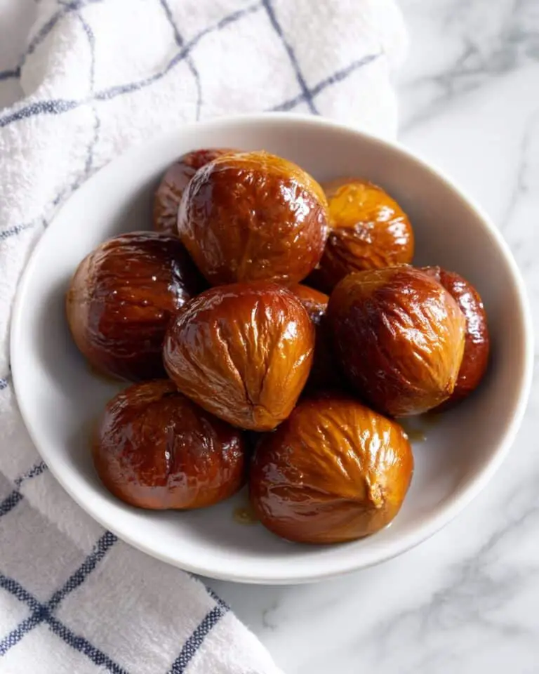 Quick Candied Chestnuts Recipe