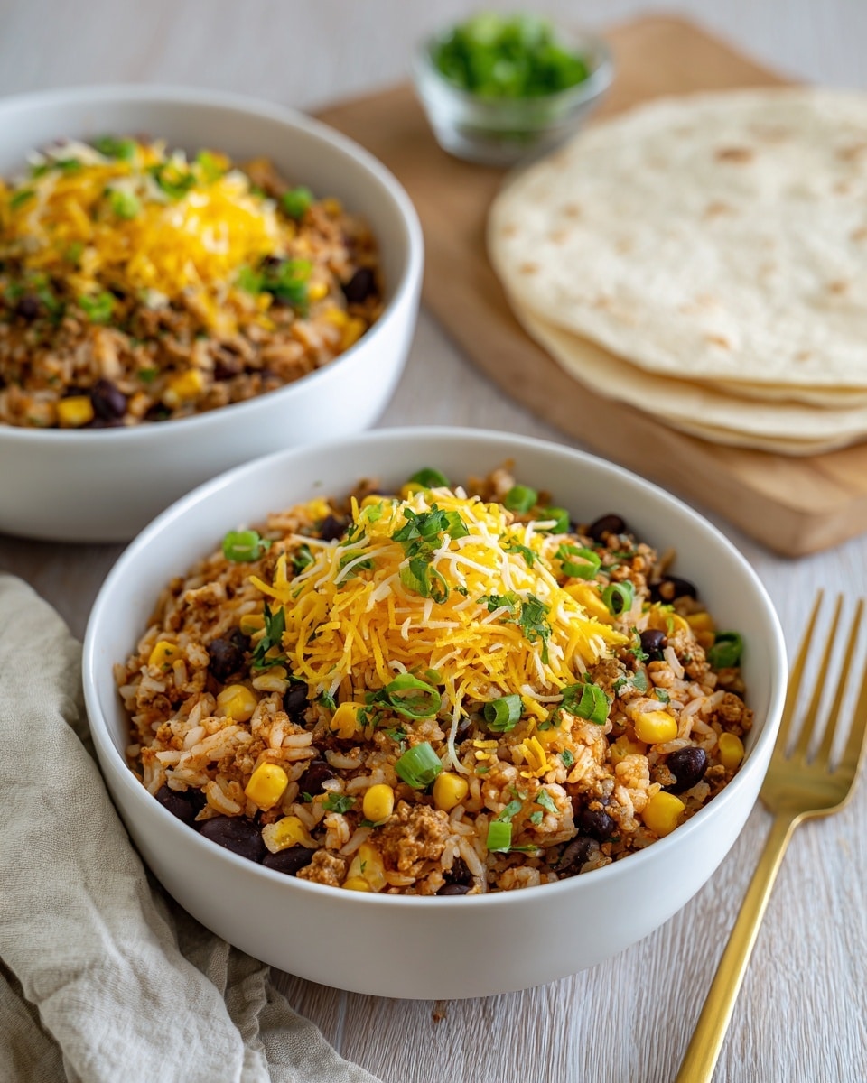 The image shows a slow cooker filled with a layered dish. The bottom layer consists of pieces of ground meat mixed with black beans and corn kernels in a reddish sauce. On top of this, there are several layers of broken, soft, light yellow tortilla pieces soaked with the sauce. Sprinkled over the tortillas are small amounts of shredded cheese that is slightly melted. The warm colors of the sauce and ingredients contrast with the dark inner surface of the slow cooker. The whole cooker rests on a white marbled surface. photo taken with an iphone --ar 4:5 --v 7