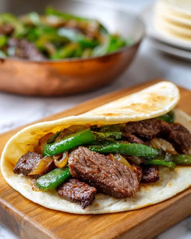 Philly Cheesesteak Wraps Recipe