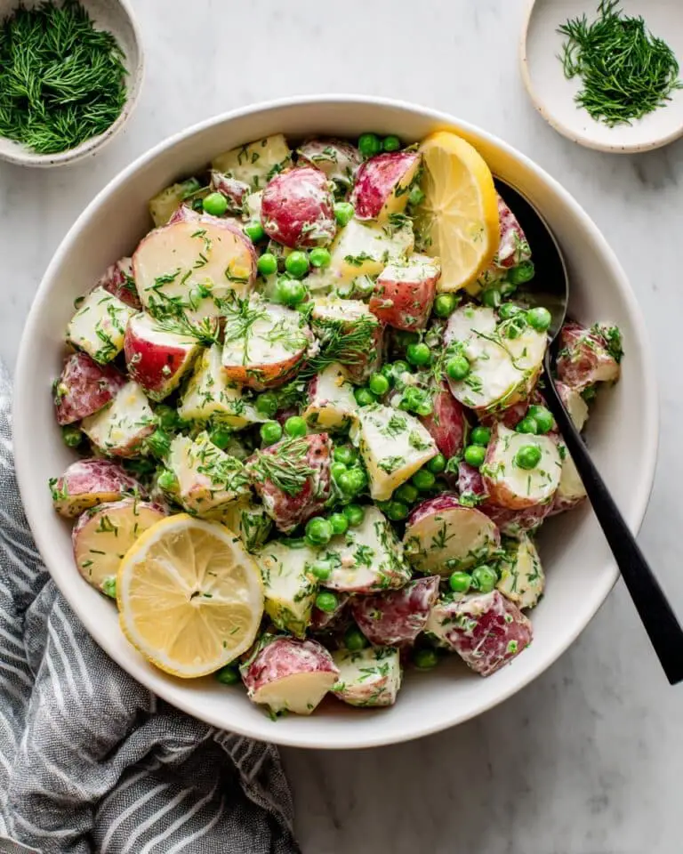 English Pea and Potato Salad Recipe