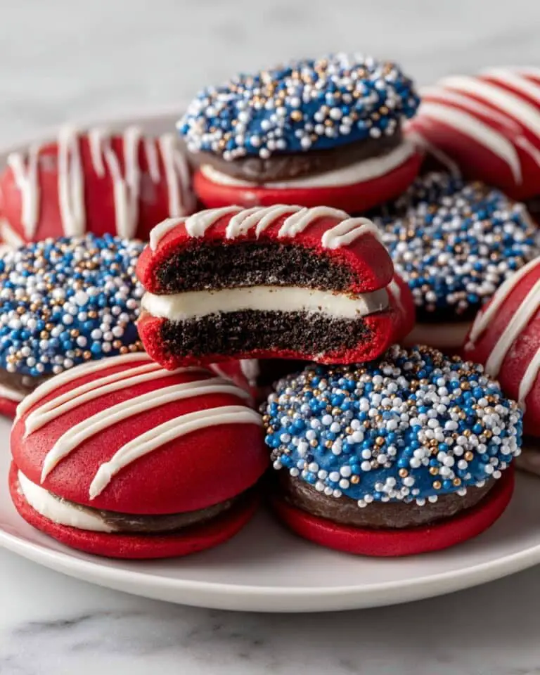 4th of July Chocolate Covered Oreos Recipe