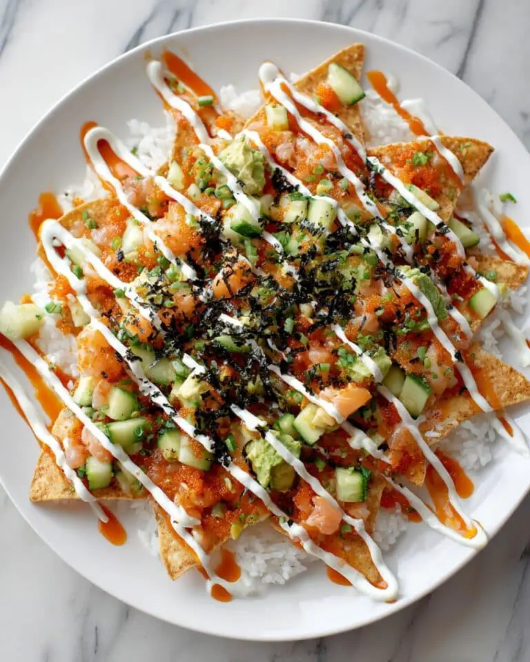 Spicy California Sushi Nachos Recipe