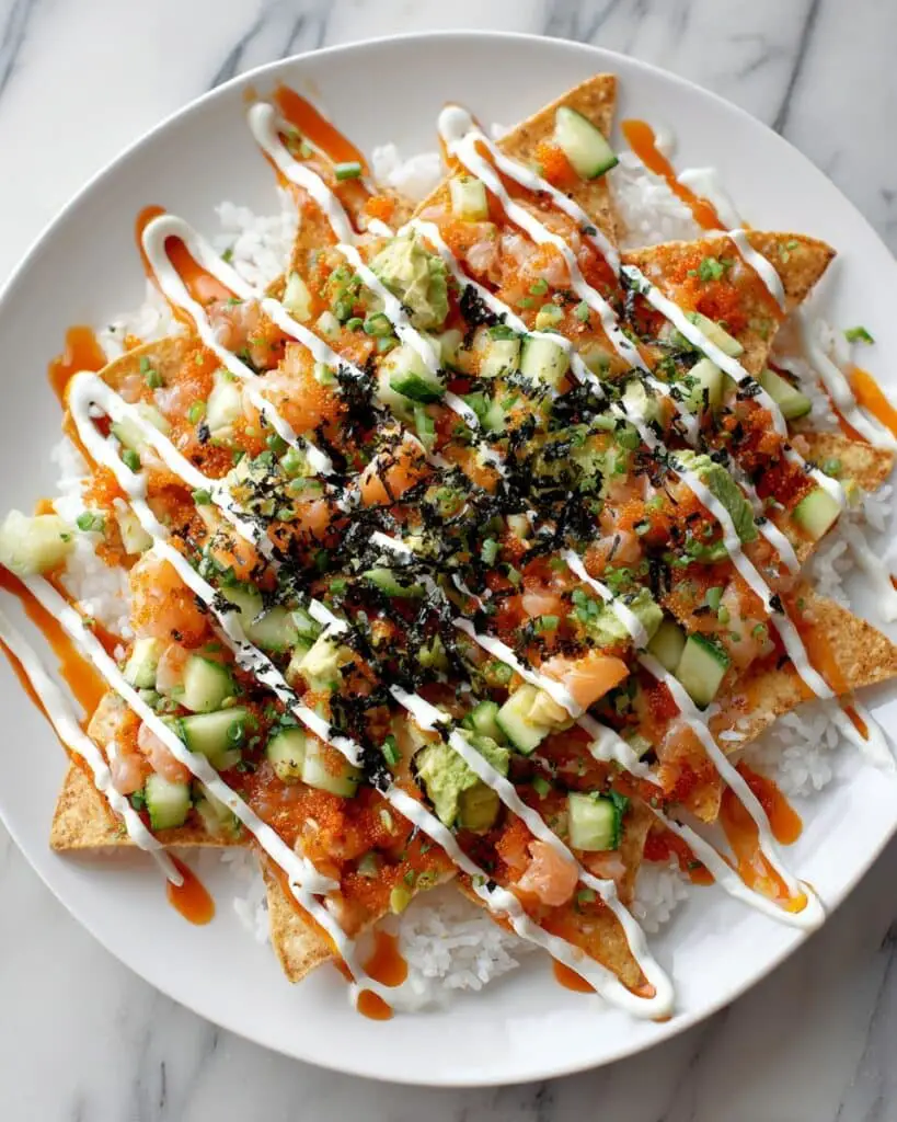 Spicy California Sushi Nachos Recipe