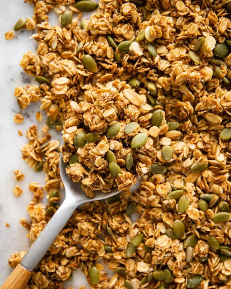 Pumpkin Flax Granola Recipe