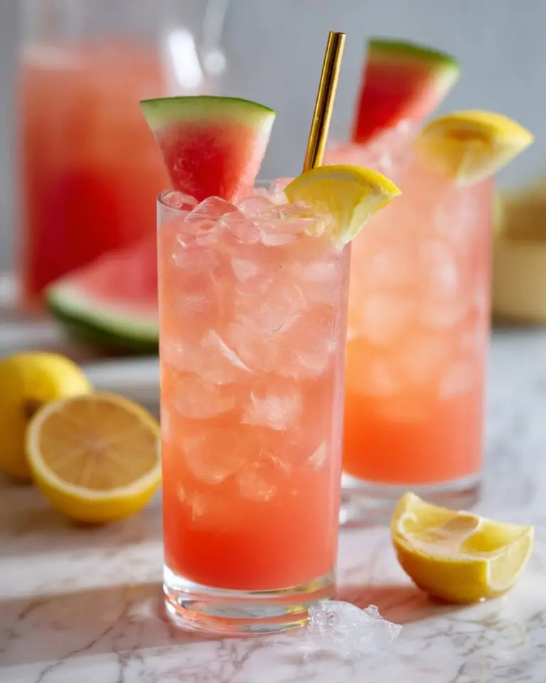 Copycat Chick-fil-A Watermelon Mint Lemonade Recipe