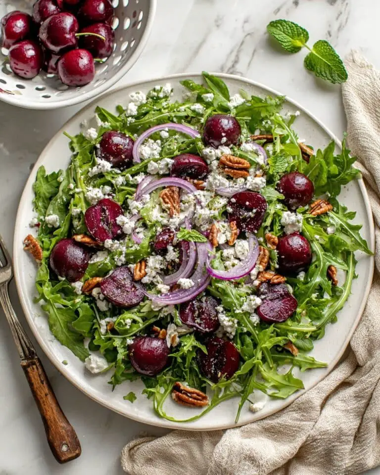 Cherry Arugula Farro Salad Recipe