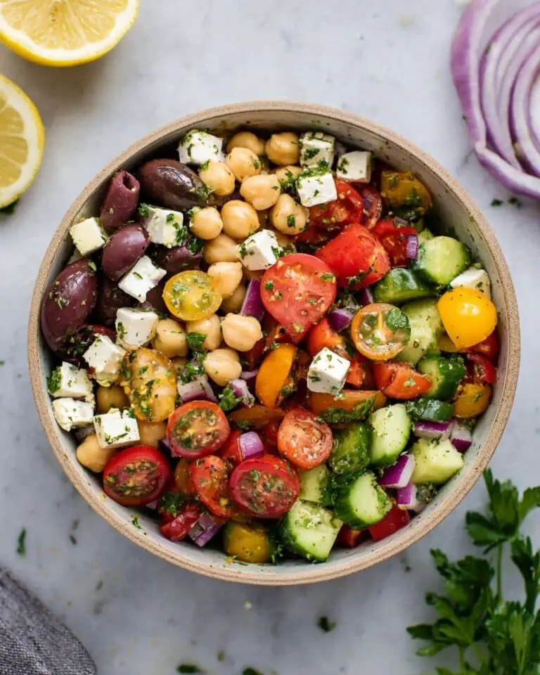 Mediterranean Chickpea Salad Recipe