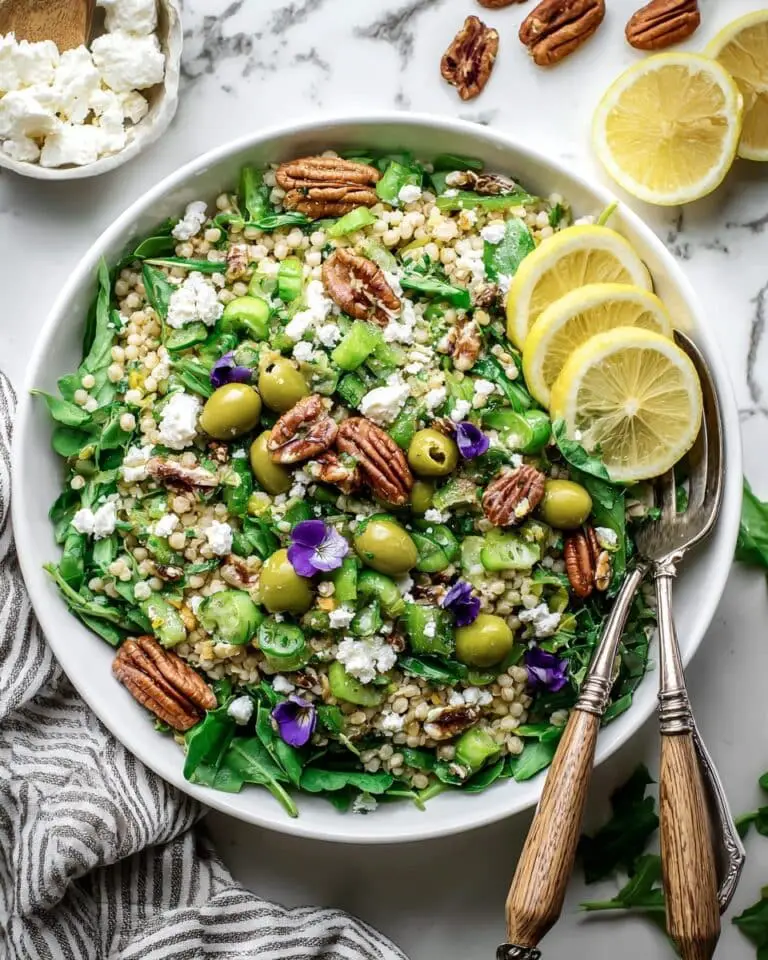 Pecan Spinach Brown Rice Salad Recipe