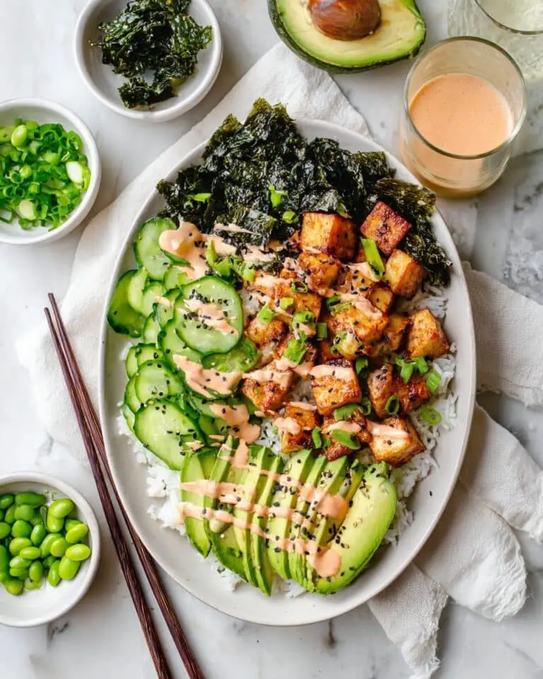 Spicy Salmon Sushi Rice Bowl Recipe