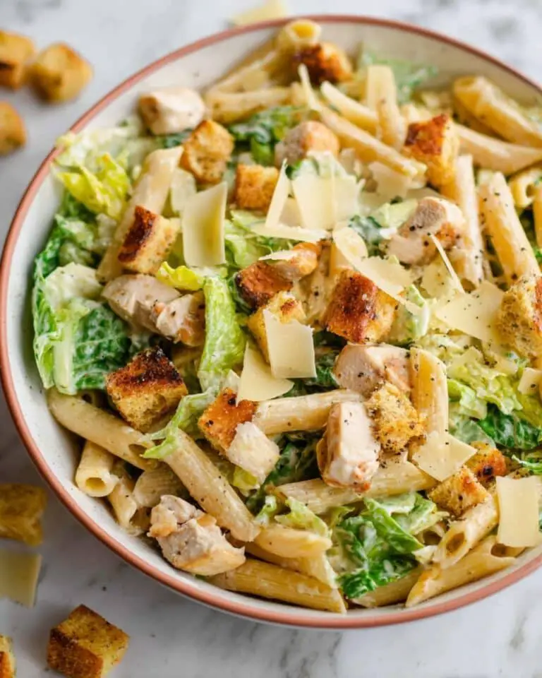 Chicken Caesar Pasta Salad Recipe