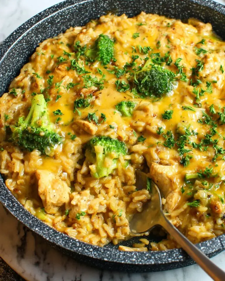 Cheesy Chicken Broccoli and Rice Casserole Recipe