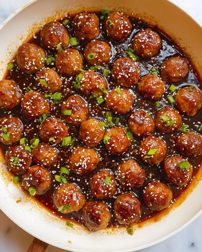 Saucy Asian Meatballs Recipe